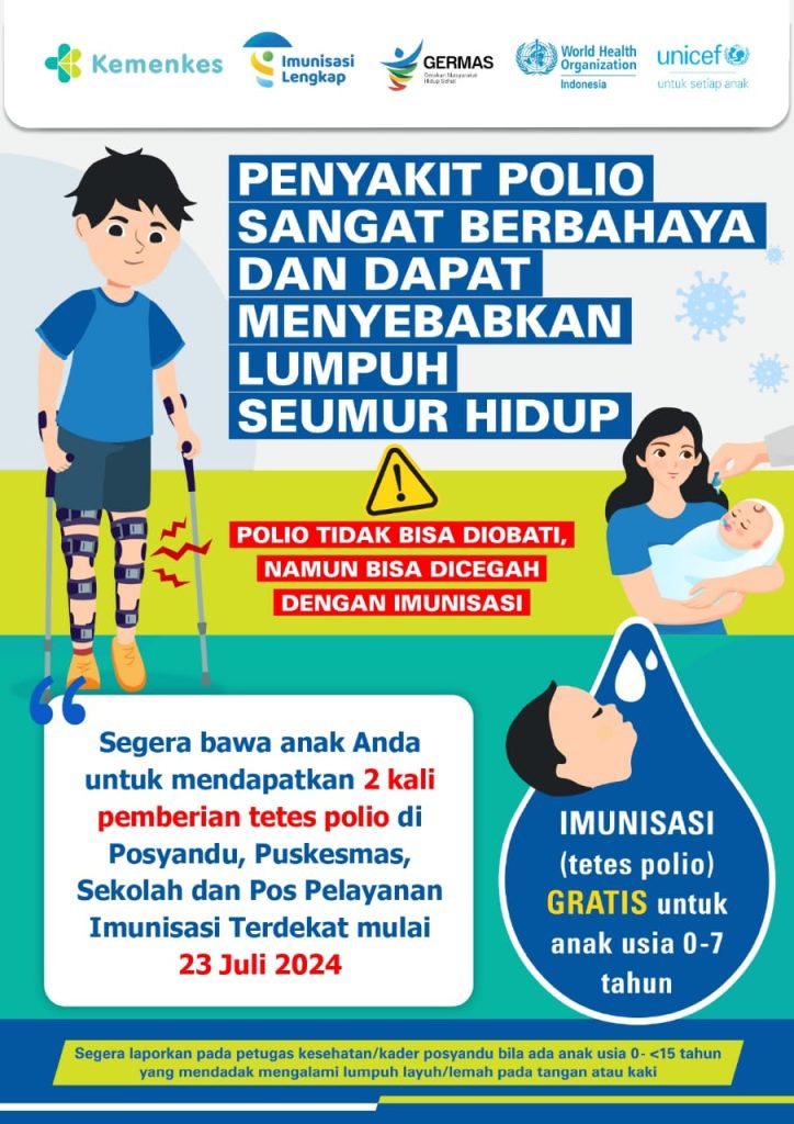 PKM Paguyaman Pantai Ajak Masyarakat Sukseskan Pekan Imunisasi Nasional Polio