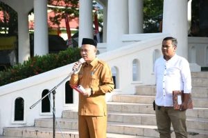 Memprioritaskan Kepentingan Masyarakat Jadi Pesan PJ Sekda Boalemo di Apel Awal Bulan