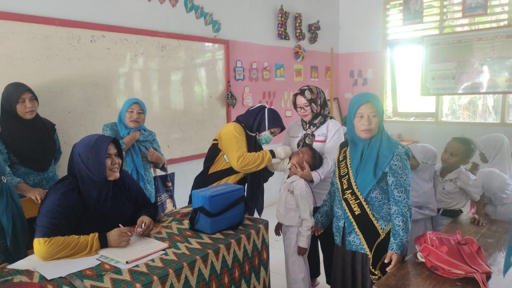 Puskesmas Paguyaman Pantai Gencarkan PIN Polio, Kali Ini Sudah Tahap II