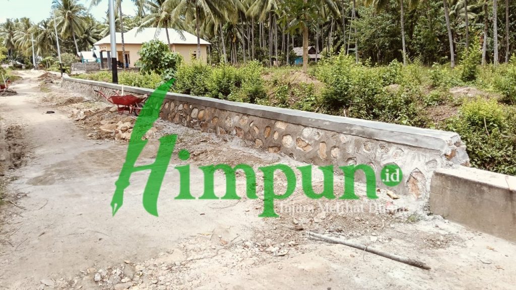 Progres Pekerjaan Tanggul di Desa Mohungo Sudah 95 Persen