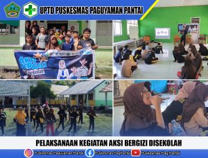 Puskesmas Paguyaman Pantai Gelar Gerakan Aksi Gizi Serentak Bagi Siswa