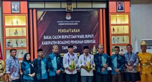 KPU Boalemo Terima Berkas Pendaftaran dari Pasangan PAHAM