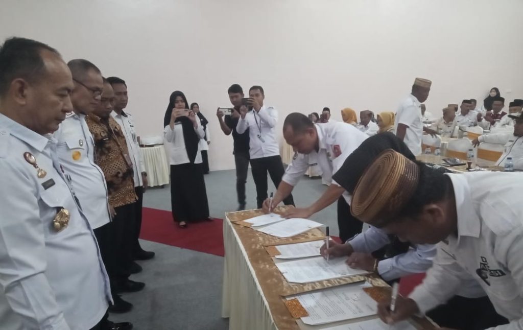 Kanwil Kemenkumham Gorontalo Jalin Kerjasama dengan Desa se Gorut