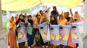 Masyarakat Antusias Sambut Thariq-Nurjana Saat Blusukan