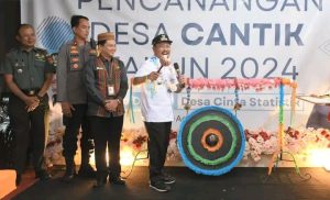 Penjabup Sherman Hadiri Pencanangan Desa Cantik