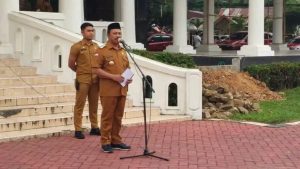 Apel Awal Bulan, Penjabup Sherman Berpesan Patuhi Aturan Disiplin