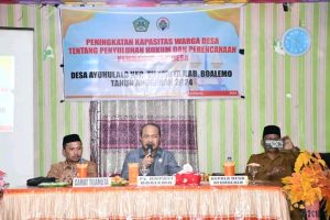 Penjabup Sherman Buka Pelatihan Peningkatan Kapasitas Warga