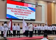 Resmi Dilantik, Irwan Harap PMI Gorontalo Jadi Garda Terdepan Menangani Persoalan Kemanusiaan
