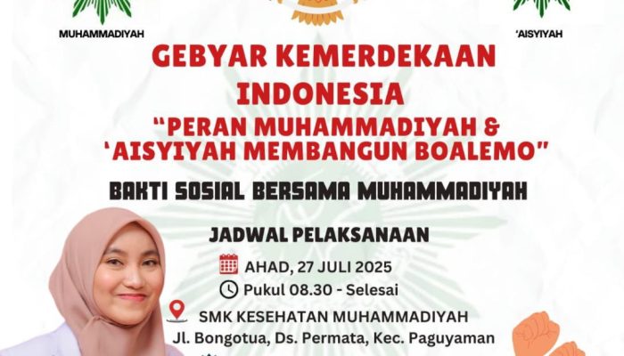 Bakti Sosial Gebyar Kemerdekaan: Wujud Cinta Muhammadiyah untuk Negeri, Dari Boalemo untuk Indonesia
