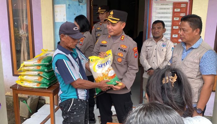 Peduli Ketahanan Pangan, Polres Bolsel Sukses Gelar Gerakan Pangan Murah di Desa Tabilaa