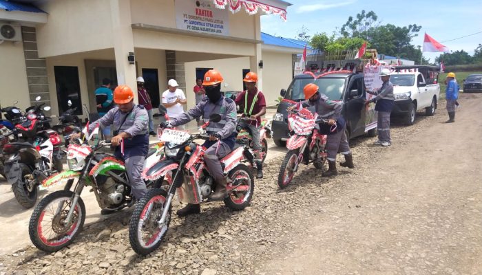 PT GPL dan HTI Ikut Semarakan Karnaval Kenderaan Hias Tingkat Kabupaten Gorut