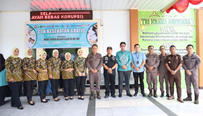 Beragam Kegiatan Sosial, Warnai HUT Kejaksaan RI ke 80 di Pohuwato