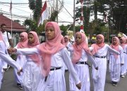 Kemeriahan Lomba Gerak Jalan Meriahkan HUT Kemerdekaan RI ke-80 di Bone Bolango