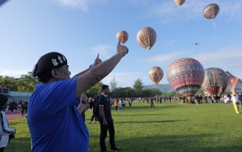 Festival balon udara yang pernah digelar Rachmat Gobel. (Foto: Tim RG)