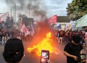 Demonstrasi Aliansi Merah Putih di Gorontalo Berujung Ricuh