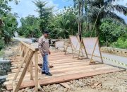 Sarifudin Bano Tinjau Jembatan Darurat di Mulyonegoro, Desak Pembangunan Permanen