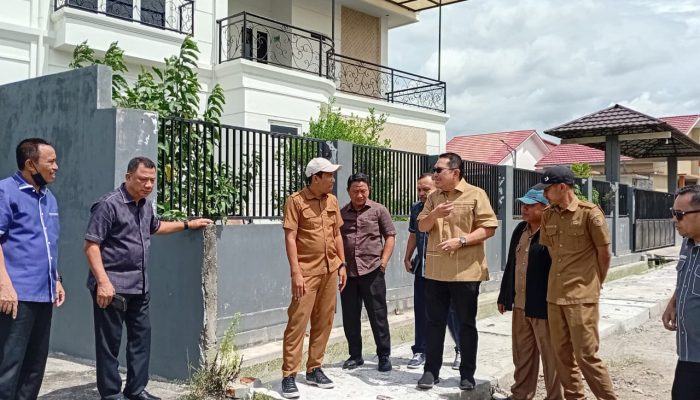 Pengawasan Proyek Fisik, Komisi III DPRD Gorontalo Tinjau Jalan dan Saluran Yang Dinaungi Dua OPD