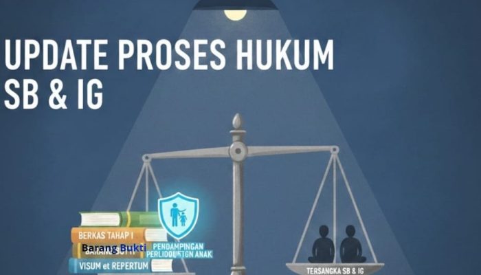 Update Kasus SB dan IG, Berkas Perkara Belum P21, Polisi Pastikan Penanganan Tetap Berlanjut