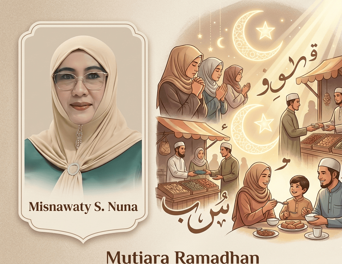 Mutiara Ramadhan: Ramadhan Penguatan Moral dan Integritas Diri. (Kolase foto DPMSN)