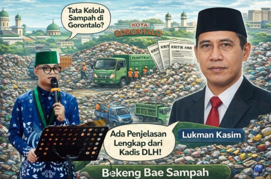 Tanggapi Kritik Beruntun HMI, Ini Penjelasan Lengkap Kadis DLH Soal Polemik Sampah. (Kolase foto ilustrasi dari foto asli Lukman Kasim dan Syawal Hamjati)