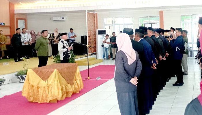 Bupati Sofyan Lantik Kepala Sekolah dan Korwil Pendidikan, Imbau Pelajari RPJMD tentang Restorasi Pendidikan Kabgor