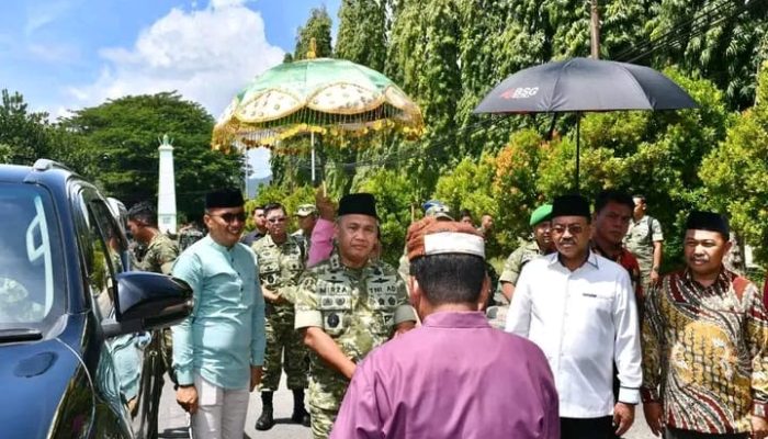 Sambut Pangdam XIII Merdeka, Bupati Rum Pagau Dukung Pembangunan Batalyon di Boalemo