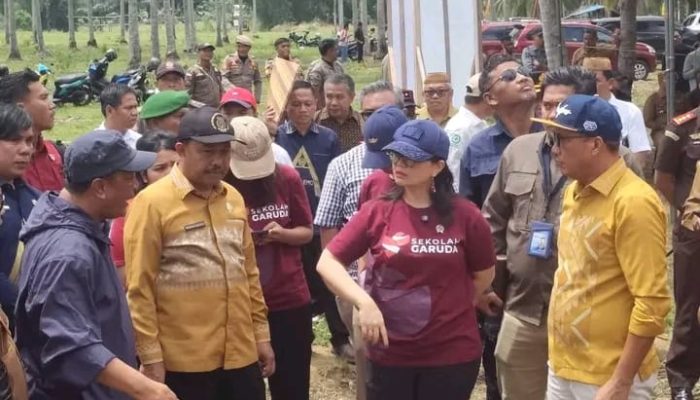 Wabup Boalemo Paparkan Kesiapan Lahan 30 Hektar untuk Sekolah Garuda di Hadapan Wamen Dikti Sainstek Stella Christie