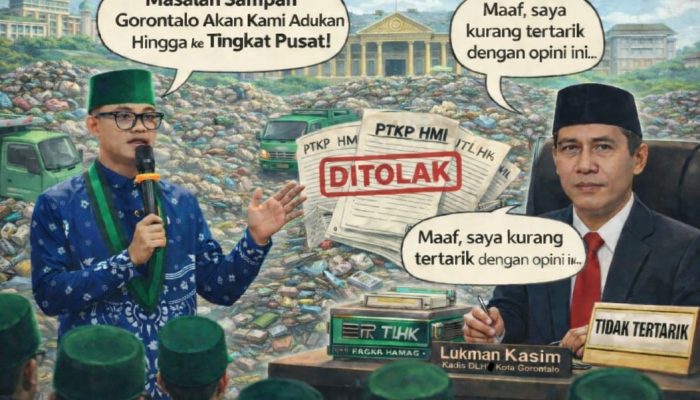 DLH Kota Gorontalo Tidak Tertarik dengan Pendapat HMI, Syawal: Persoalan Sampah Akan Diadukan ke Tingkat Pusat