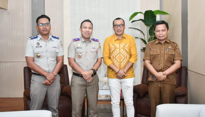 Wabup Lahmuddin Temui Kakanwil ATR/BPN, Bahas Penataan Lahan Pembangunan Batalyon dan Sekolah Garuda