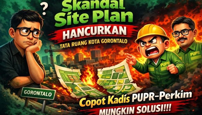 Dugaan Skandal Site Plan Hancurkan Tata Ruang Kota Gorontalo : Copot Kadis PUPR–Perkim Mungkin Solusi!!!