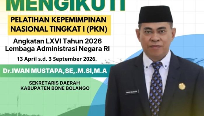 Sekda Iwan Mustapa Ikuti Pelatihan Kepemimpinan Nasional Tingkat I di LAN RI