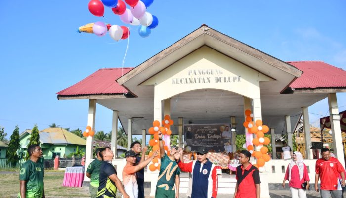 Peringatan HUT ke-162 Desa Dulupi, Wabup Lahmuddin Hambali Ajak Warga Perkuat Gotong Royong