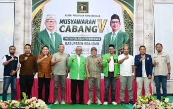 Wabup Lahmuddin Hambali Hadiri Muscab V PPP Boalemo, Tegaskan Peran Parpol sebagai Mitra Strategis