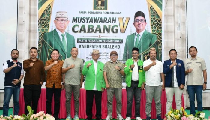Wabup Lahmuddin Hambali Hadiri Muscab V PPP Boalemo, Tegaskan Peran Parpol sebagai Mitra Strategis
