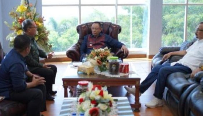 Matangkan Kesiapan Lahan PSN Peternakan di Gorut, Bupati Thariq Temui Gubernur Gusnar Ismail