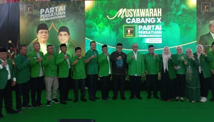 Buka Muscab Ke-X PPP Kabupaten Gorontalo, Ismet Mile: Bermusyawaralah dengan Baik
