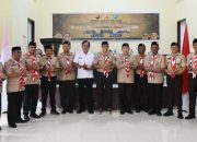 Lantik Pengurus Saka Adhyasta Pramuka Pemilu, Lahmuddin Hambali: Bangun Kolaborasi dan Komunikasi secara Baik
