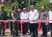 Bersama Bupati Sofyan, Pangdam XIII/Merdeka Resmikan Jembatan Garuda di Desa Ulapato B Gorontalo