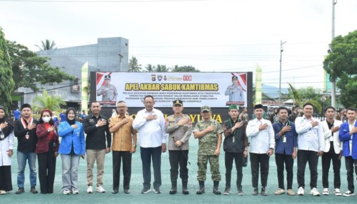 PKC PMII Gorontalo Apresiasi Apel Akbar SABUK Kamtibmas Polda Gorontalo