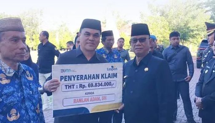 Ismet Mile Ganjar ASN Purna Tugas dengan Penghargaan dan Santunan