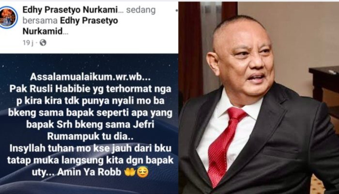 Viral Status FB Akun Atas Nama Mantan Terpidana Pembacokan Jurnalis, Seret Nama Mantan Gubernur Gorontalo