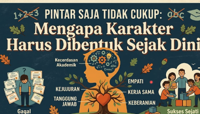 Pintar saja Tidak Cukup: Mengapa Karakter Harus Dibentuk Sejak Dini