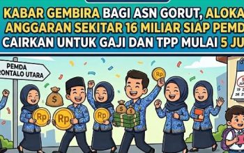 Kabar Gembira Bagi ASN Gorut, Alokasi Anggaran Sekitar 16 Miliar Siap Pemda Cairkan untuk Gaji dan TPP Mulai 5 Juni