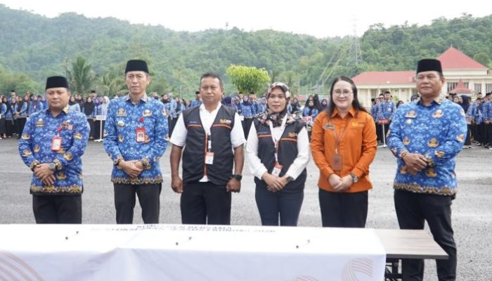 Pimpin Pelaksanaan Apel Korpri, Bupati Iskandar Tegaskan Larangan bagi ASN Tidak Terlibat Judol dan Pinjol Ilegal