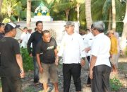 Bupati Thariq Tinjau Masjid Pulau Dionumo, Mahakarya Wisata Religi-Bahari Kebanggaan Gorut
