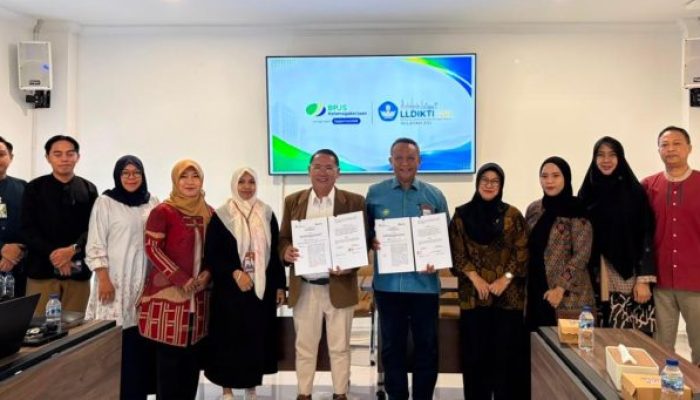 BPJS Ketenagakerjaan Gorontalo dan LLDIKTI Wilayah XVI Teken MoU, Perkuat Perlindungan Dosen dan Ekosistem Kampus