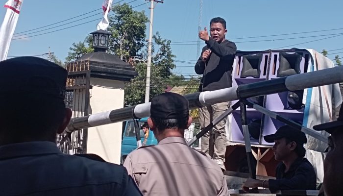 Tuntut Keadilan Kasus Eks PLTD Isimu, AMMPH Demo di Polres Gorontalo