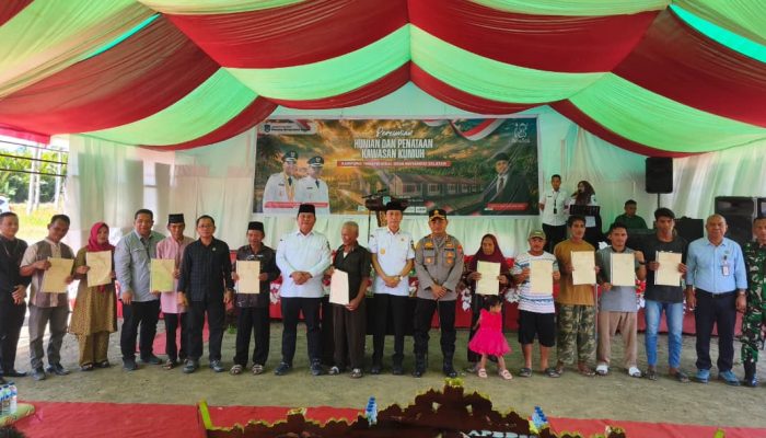 Ditetapkan Jadi Pilot Project Nasional, Bupati Iskandar Resmikan Kampung Tematik Ideal Motandoi Selatan