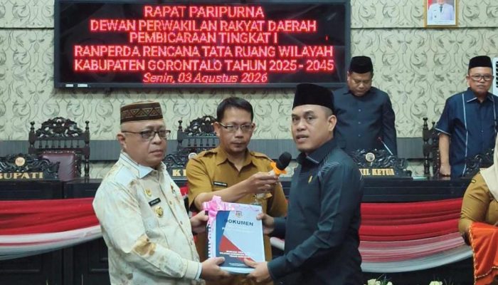 Kawal Ranperda RTRW 2025–2045, Bupati Sofyan Puhi Targetkan Penataan Wilayah Lebih Tertata