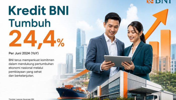 Perkuat Ekosistem Danantara, BNI Catat Pertumbuhan Kredit 24,4 Persen pada Semester I 2026